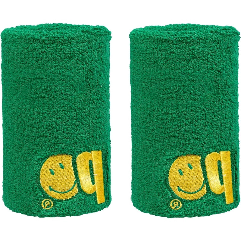 MUÑEQUERA LARGA PRINCE X SMILEY VERDE PAR - 2