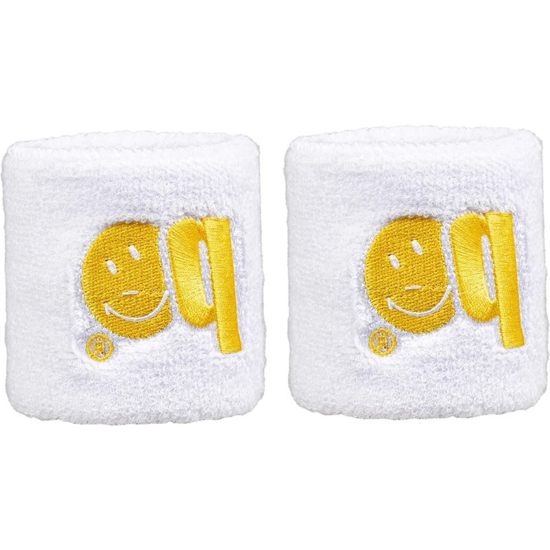 MUÑEQUERA PRINCE X SMILEY CORTA BLANCA PAR - 2