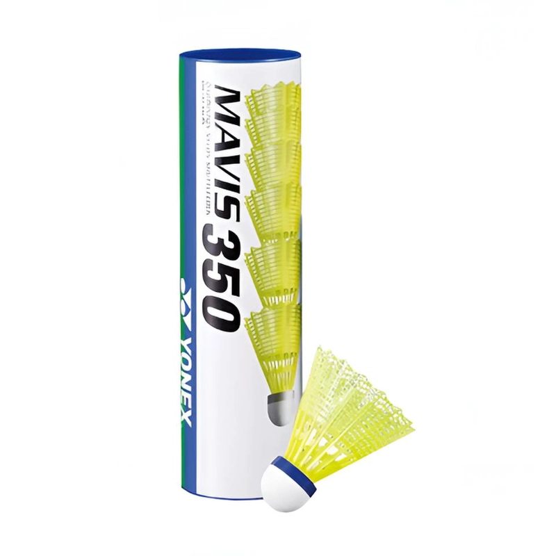 PLUMILLA DE BADMINTON YONEX MAVIS 350 AMARILLA SLOW X6 - 1