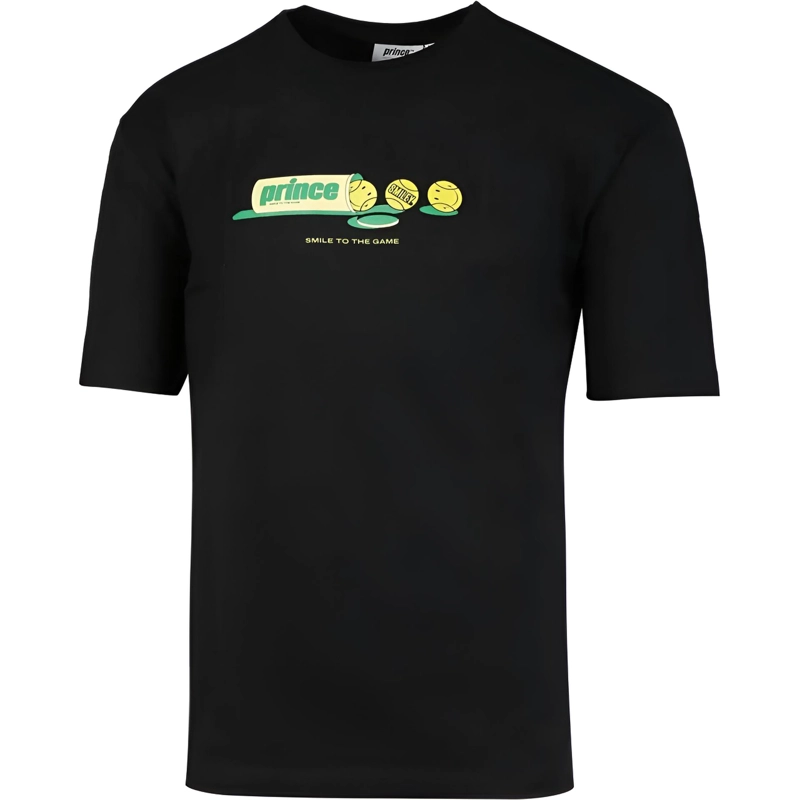 POLERA PRINCE SMILEY BLACK TEE BALL CAN NEGRA - 1
