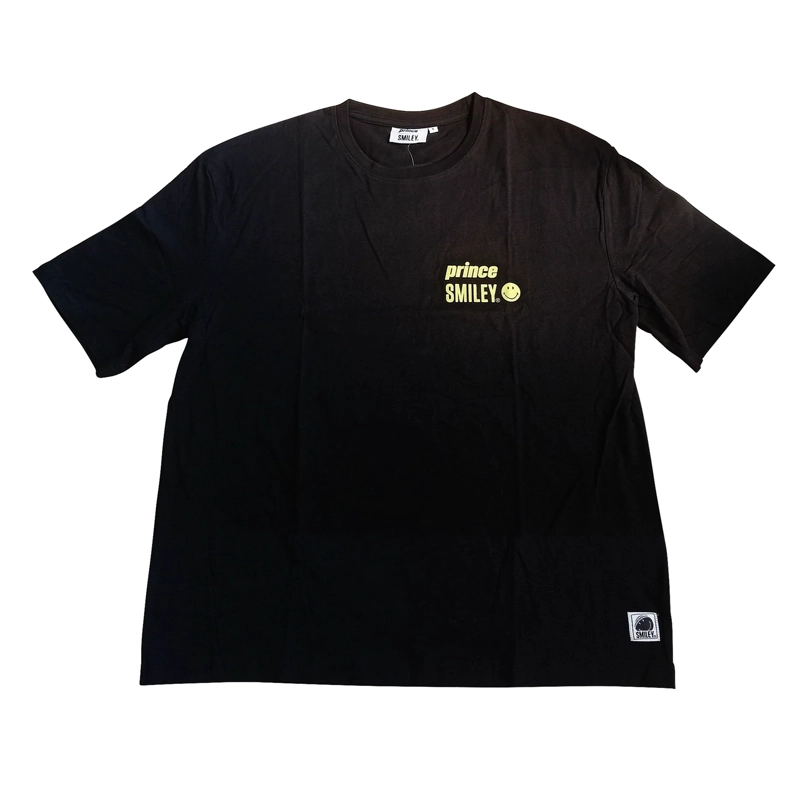 POLERA PRINCE SMILEY BLACK TEE BREAK & SMILE - 1