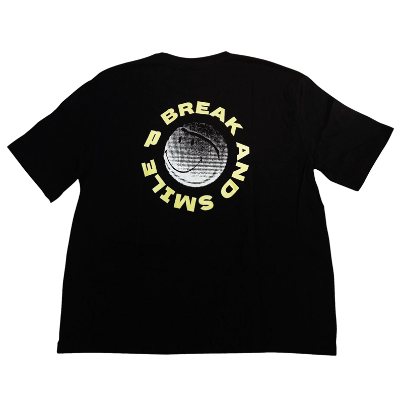 POLERA PRINCE SMILEY BLACK TEE BREAK & SMILE - 2