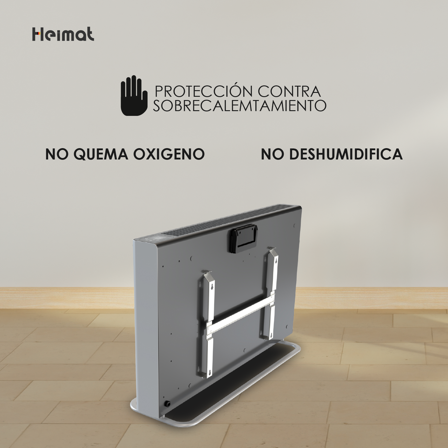 ESTUFA ELE CTRICA CALEFACTOR HEIMAT PANEL DIGITAL WIFI FUTURE - 8