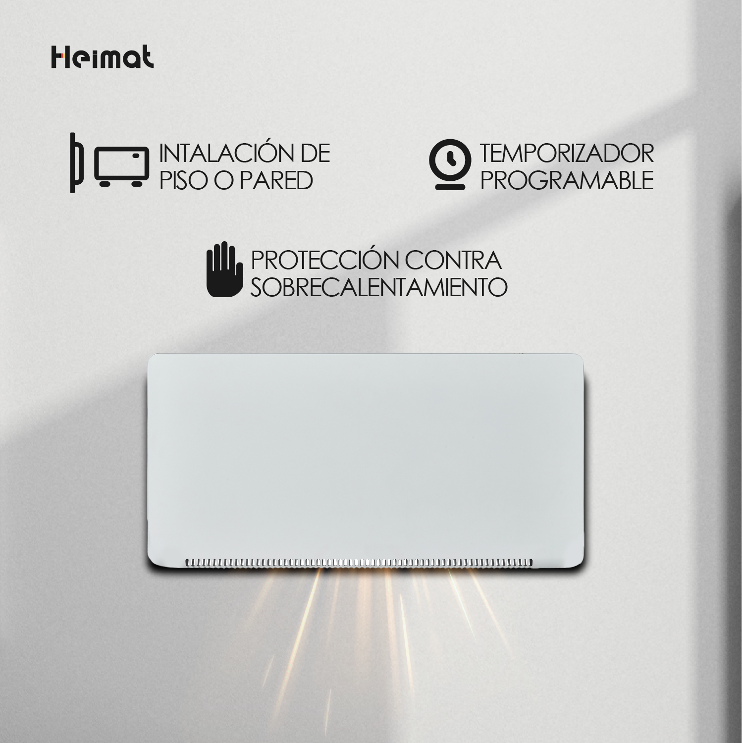 ESTUFA ELE CTRICA CONVECTOR DIGITAL CON WIFI ULTRATHIN - 5