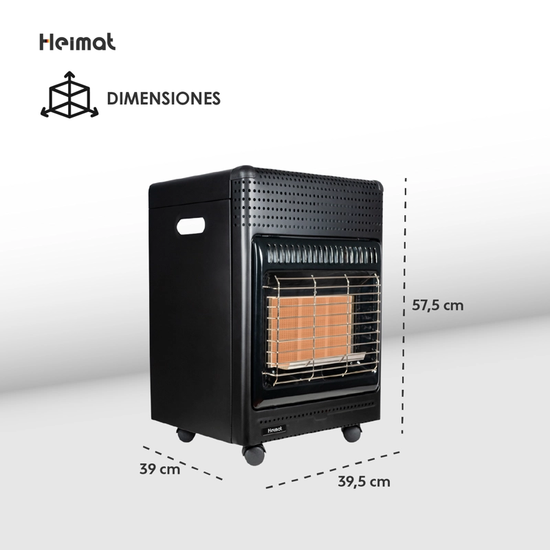 ESTUFA A GAS HEIMAT PARA CILINDROS DE 5 KILOS - 4
