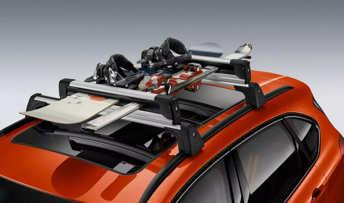 PORTA SKI Y SNOWBOARD BMW ORIGINAL - 1