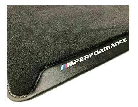 JUEGO 4 ALFOMBRAS BMW PISO M PERFORMANCE ORIGINALES - 2