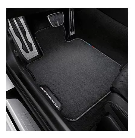 JUEGO 4 ALFOMBRAS BMW PISO M PERFORMANCE ORIGINALES - 3