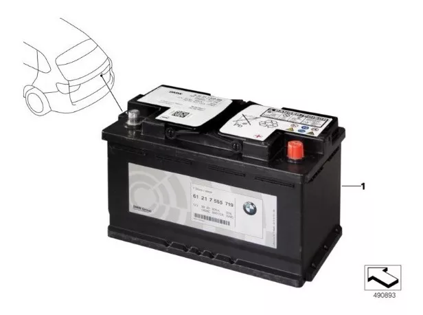 BATERÍA AGM BMW SERIE 5 G30 ORIGINAL - 3