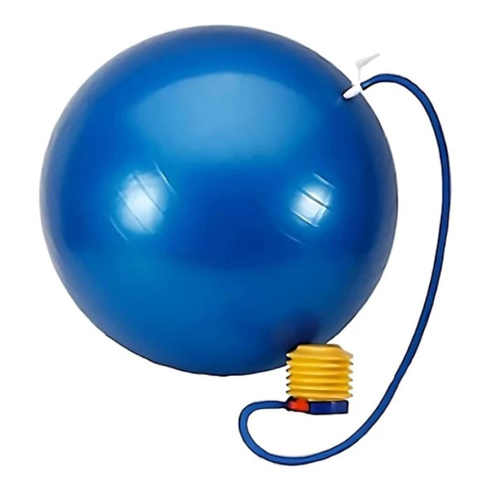 PELOTA BALON YOGA 75 CM PILATES CON INFLADOR - 1