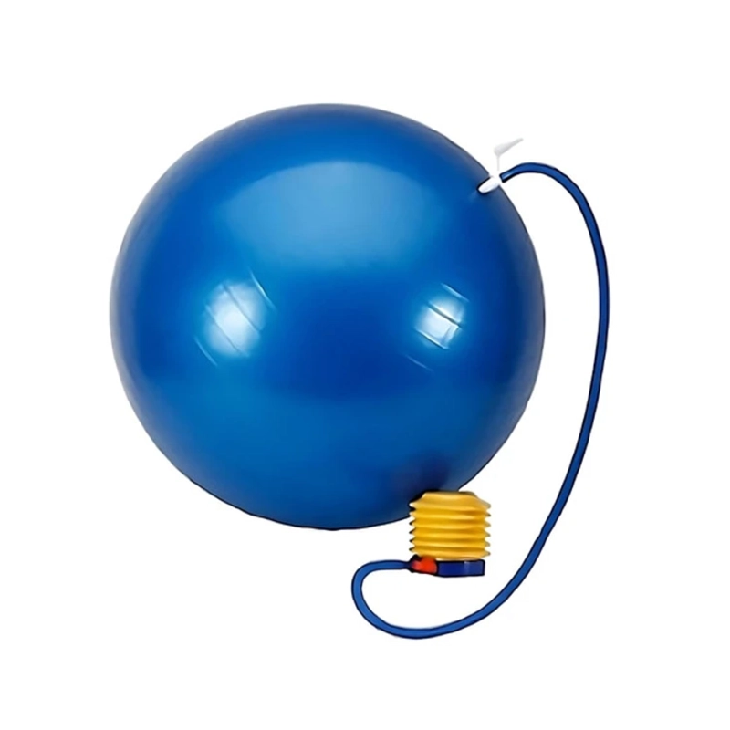 PELOTA BALON YOGA 55 CM PILATES CON INFLADOR - 1