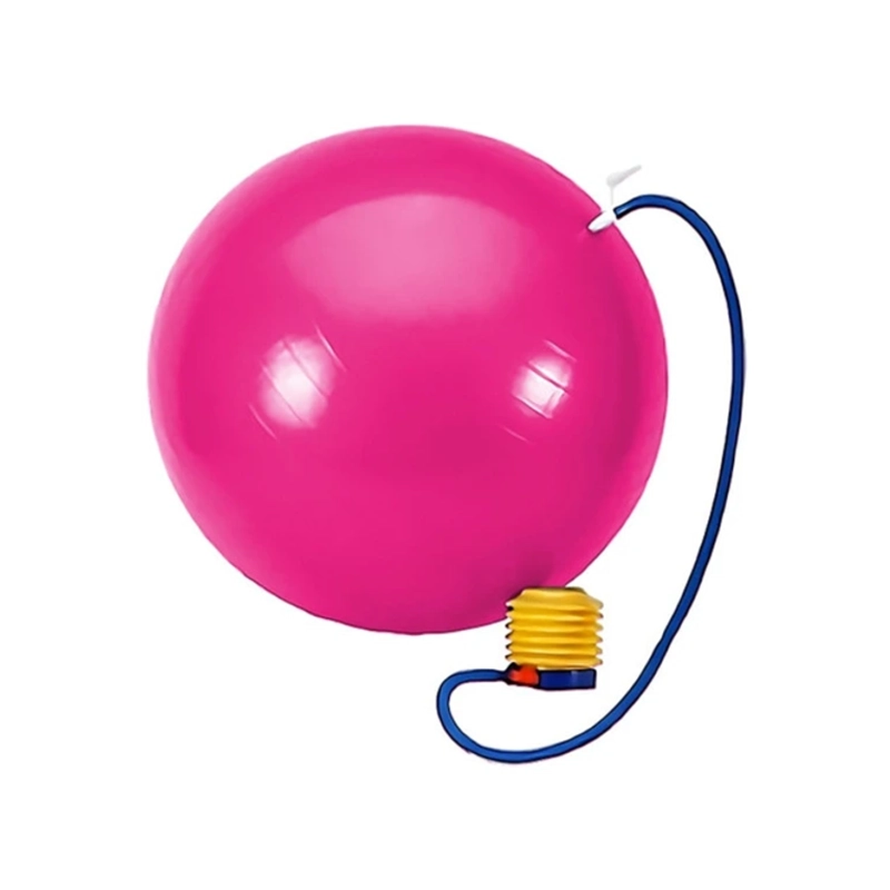 PELOTA BALON YOGA 55 CM PILATES CON INFLADOR - 1