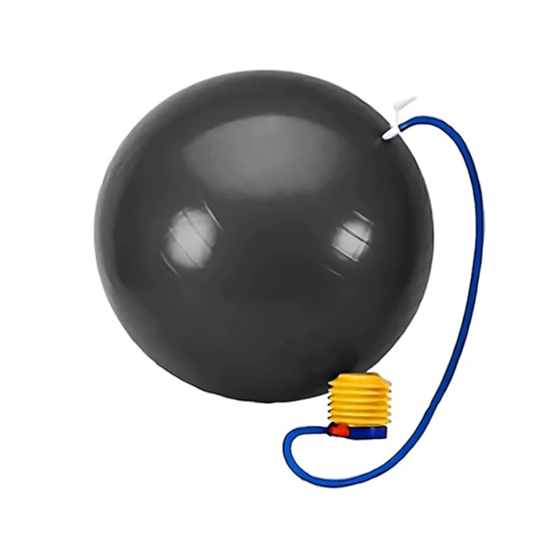 PELOTA BALON YOGA 55 CM PILATES CON INFLADOR - 1