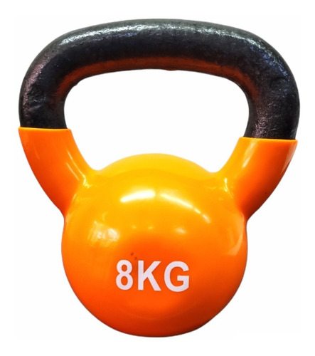 PESA RUSA CRUSEC 8 KG KETTLEBELL ACERO Y VINILO - 1