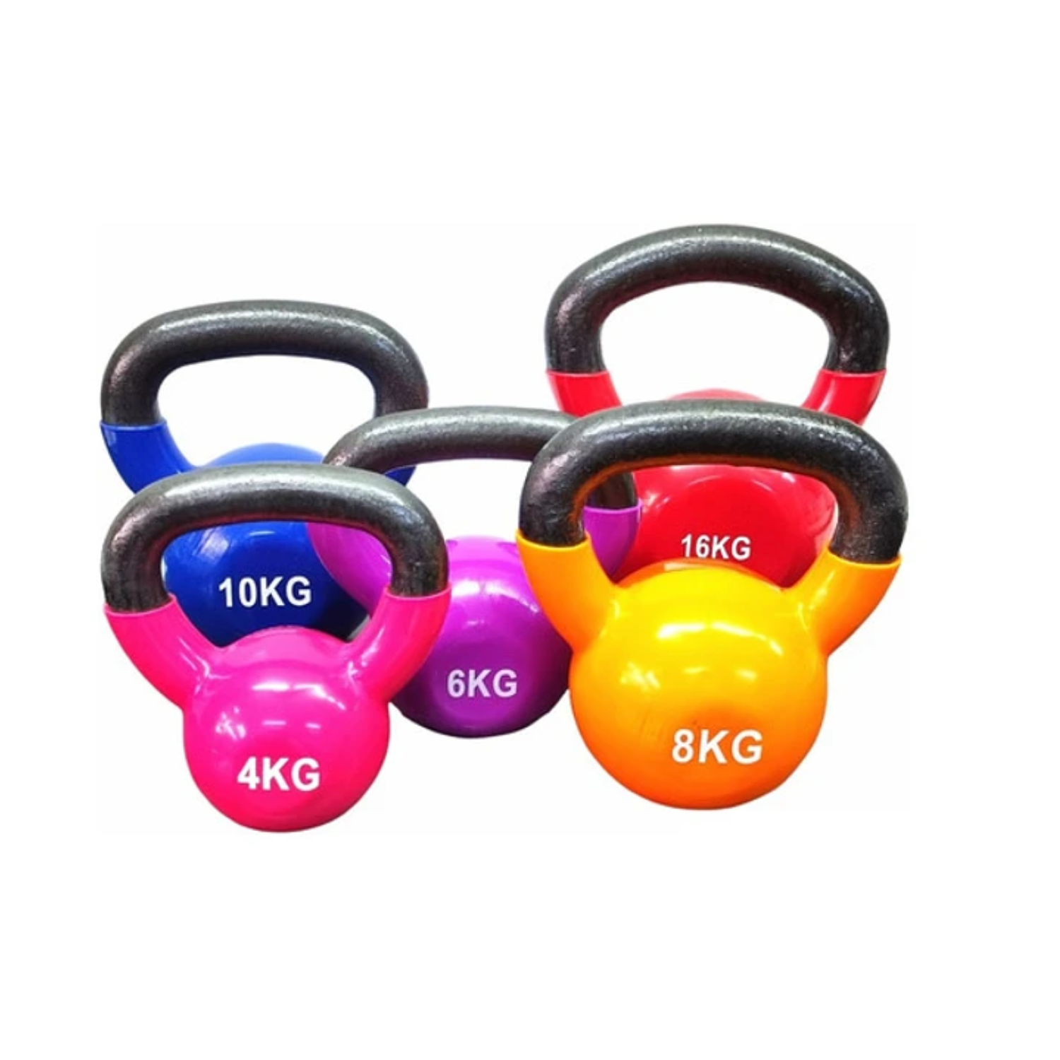 PESA RUSA CRUSEC 10 KG KETTLEBELL ACERO Y VINILO - 4