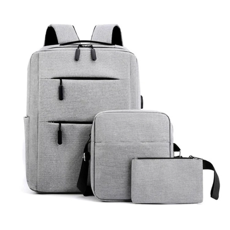 MOCHILA COMPUTADOR SET 3 PIEZAS - 1