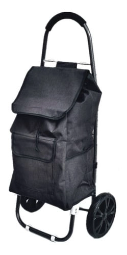 CARRO DE COMPRAS PLEGABLE TELA IMPERMEABLE - 1