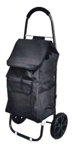 CARRO DE COMPRAS PLEGABLE TELA IMPERMEABLE - 1