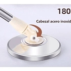 MOPA CRUSEC TRAPEADOR GIRATORIA 360 CETRIFUGADORA ACERO REMOVIBLE CAFE - 4