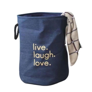 CESTA CANASTO DE ROPA SUCIA 62 LITROS PLEGABLE - 1
