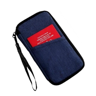 BILLETERA PORTAPASAPORTE PARA HOMBRE Y MUJER - 1