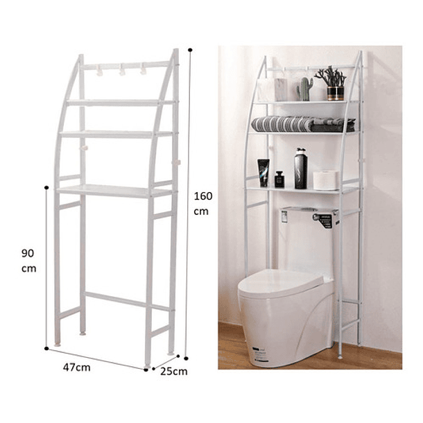ESTANTE DE BAÑO ORGANIZADOR (3 CAPAS) - 1