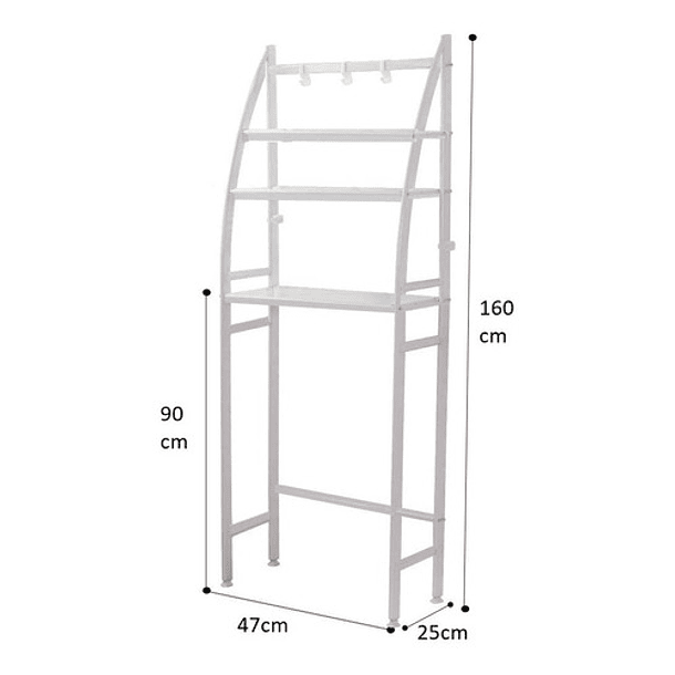 ESTANTE DE BAÑO ORGANIZADOR (3 CAPAS) - 2