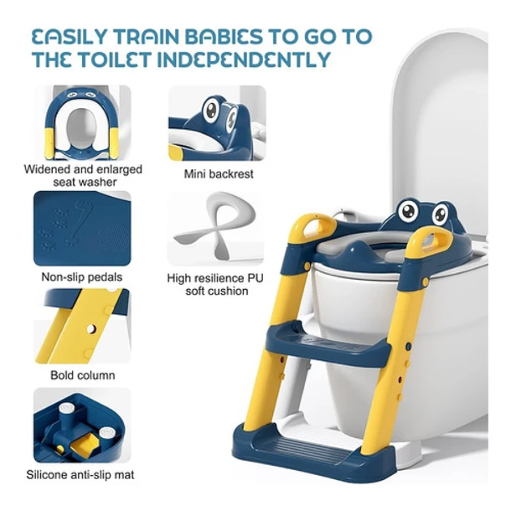 ASIENTOS ADAPTADOR CRUSEC ESCALERA INODORO BAÑO WC PARA NIÑOS - 8