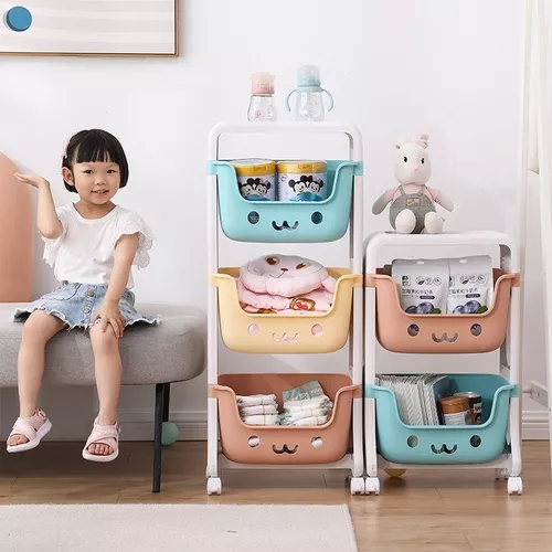 ESTANTE INFANTIL ORGANIZADOR CON SOPORTE 3 NIVELES - 3