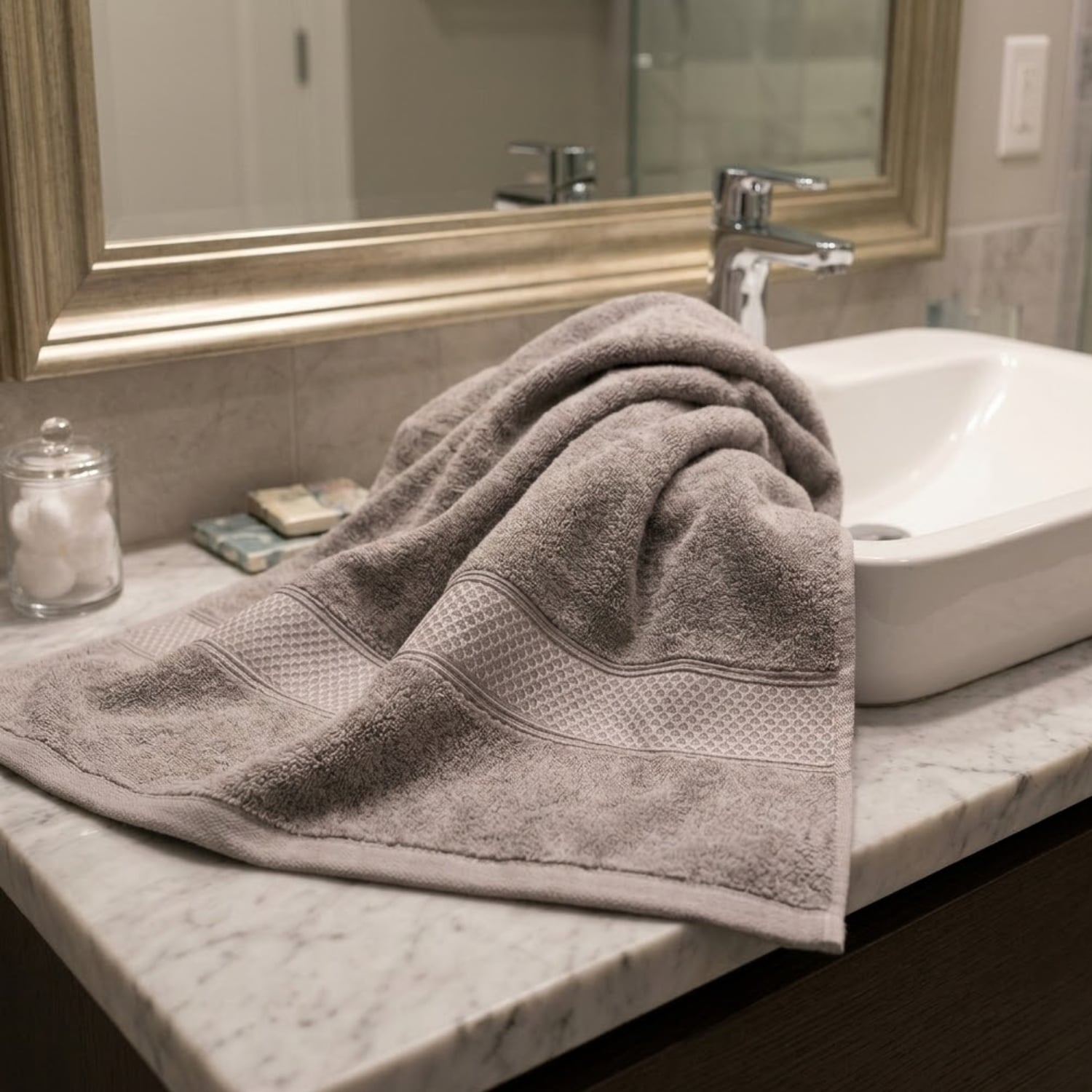 TOALLA DE BAÑO 140 X 70 CM ALGODÓN 100% 500g ABSORBENTE - 3