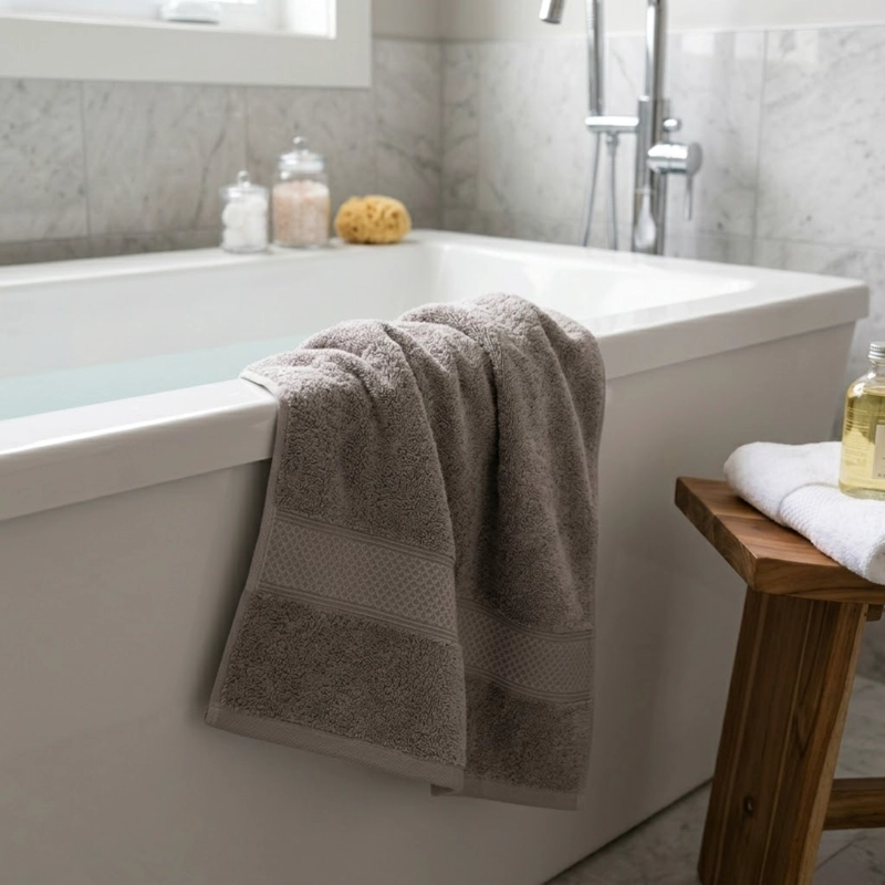 TOALLA DE BAÑO 140 X 70 CM ALGODÓN 100% 500g ABSORBENTE - 4