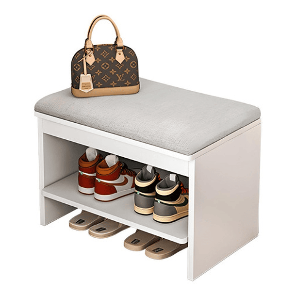 ZAPATERO ORGANIZADOR CON ASIENTO MULTIFUNCIONAL 40X30X34 - 1