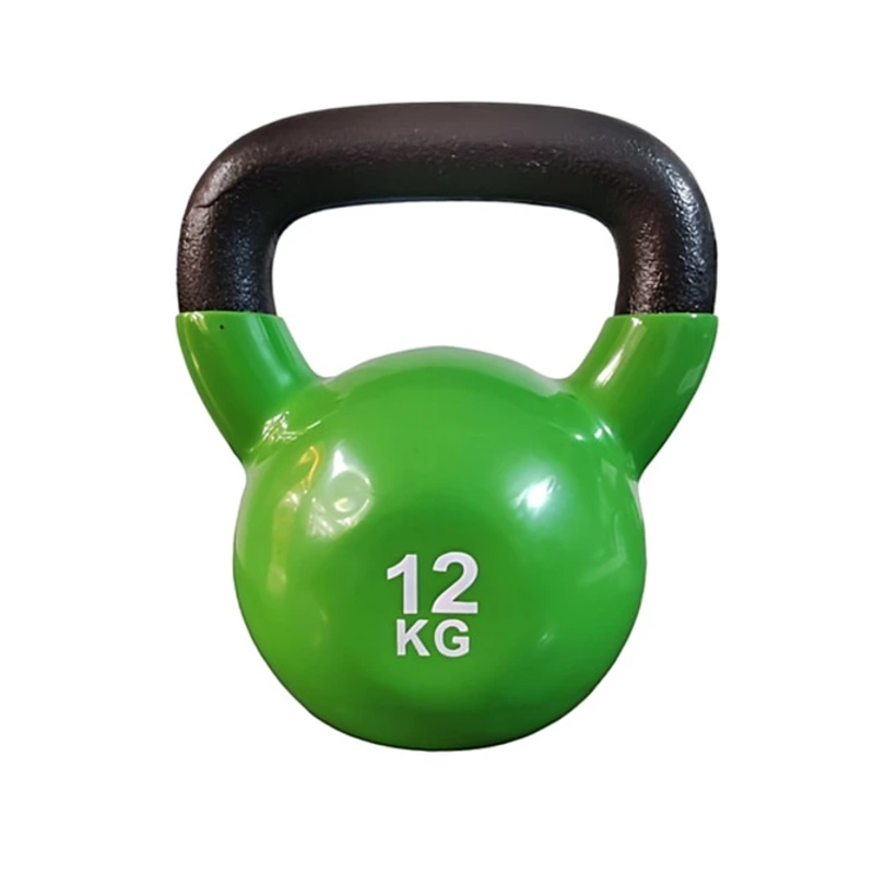PESA RUSA KETTLEBELL 12KG ACERO Y VINILO - 1