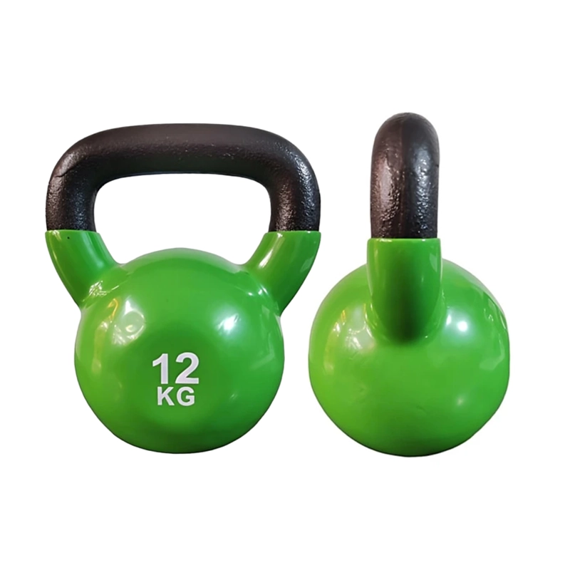 PESA RUSA KETTLEBELL 12KG ACERO Y VINILO - 2