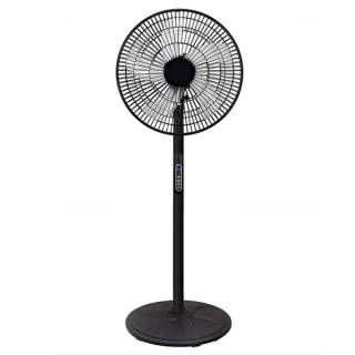 VENTILADOR DE PIE CON CONTROL REMOTO 5 ASPAS EN COLOR NEGRO 220V - 1