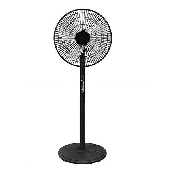 VENTILADOR DE PIE CON CONTROL REMOTO 5 ASPAS EN COLOR NEGRO 220V - 2