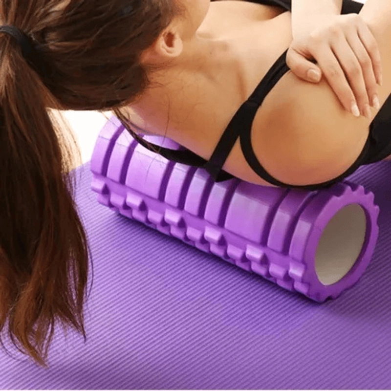 RODILLO CRUSEC RESINA YOGA MASAJE MUSCULAR EJERCICIO - 5
