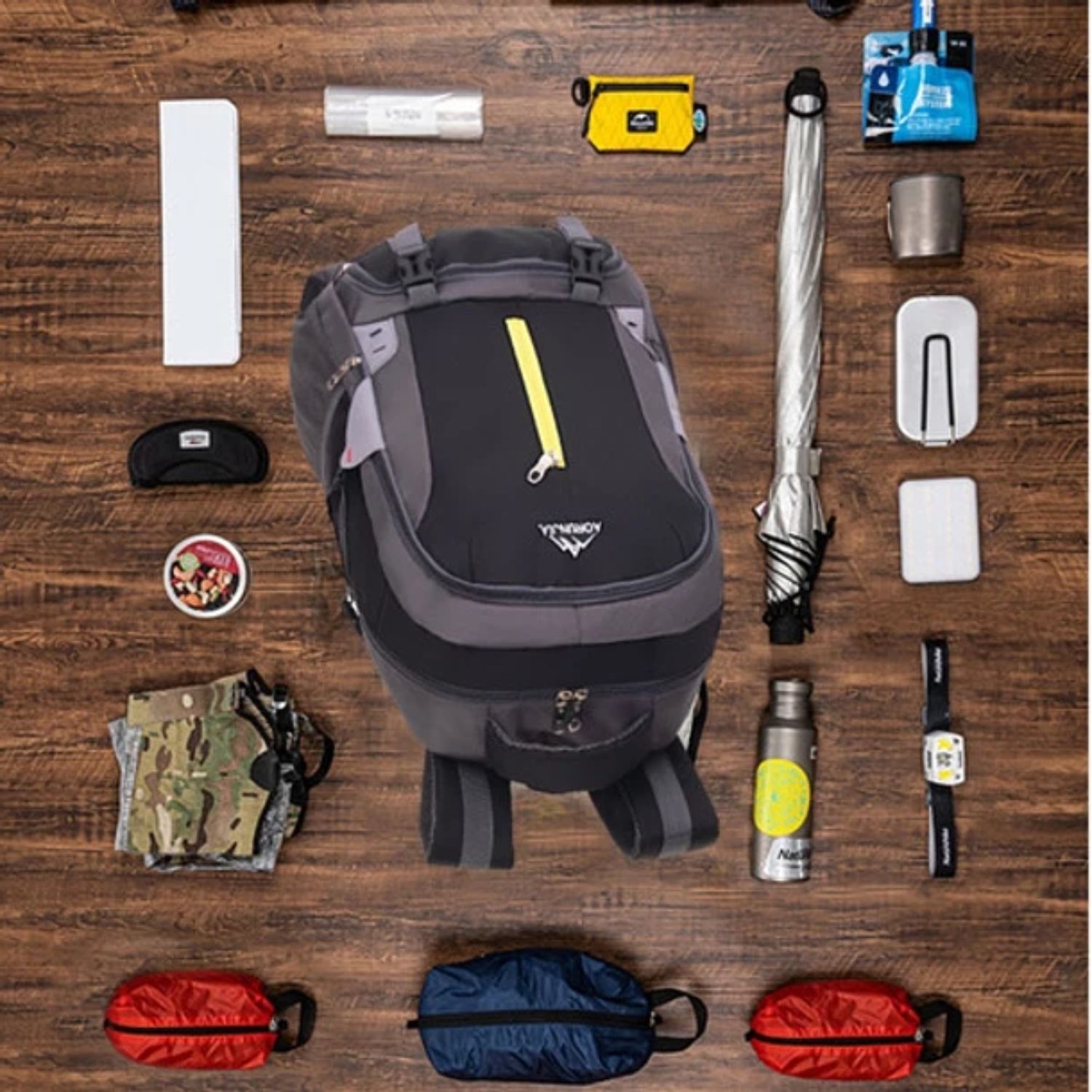 MOCHILA DEPORTIVA 65 LITROS UNISEX TREKKING OUTDOOR - 5