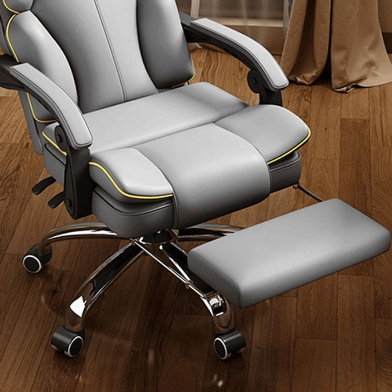 SILLA CRUSEC ACERO NEGRO PC SILLÓN REGULABLE EJECUTIVA OFICINA ESCRITORIO - 4