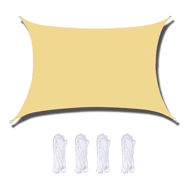 PARASOL IMPERMEABLE 4 ESQUINAS CARPA EXTERIOR ANTI-UV - 2