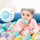 PACK CRUSEC 100 PELOTAS PLÁSTICAS PARA PISCINA 7 CM INFANTIL - 3