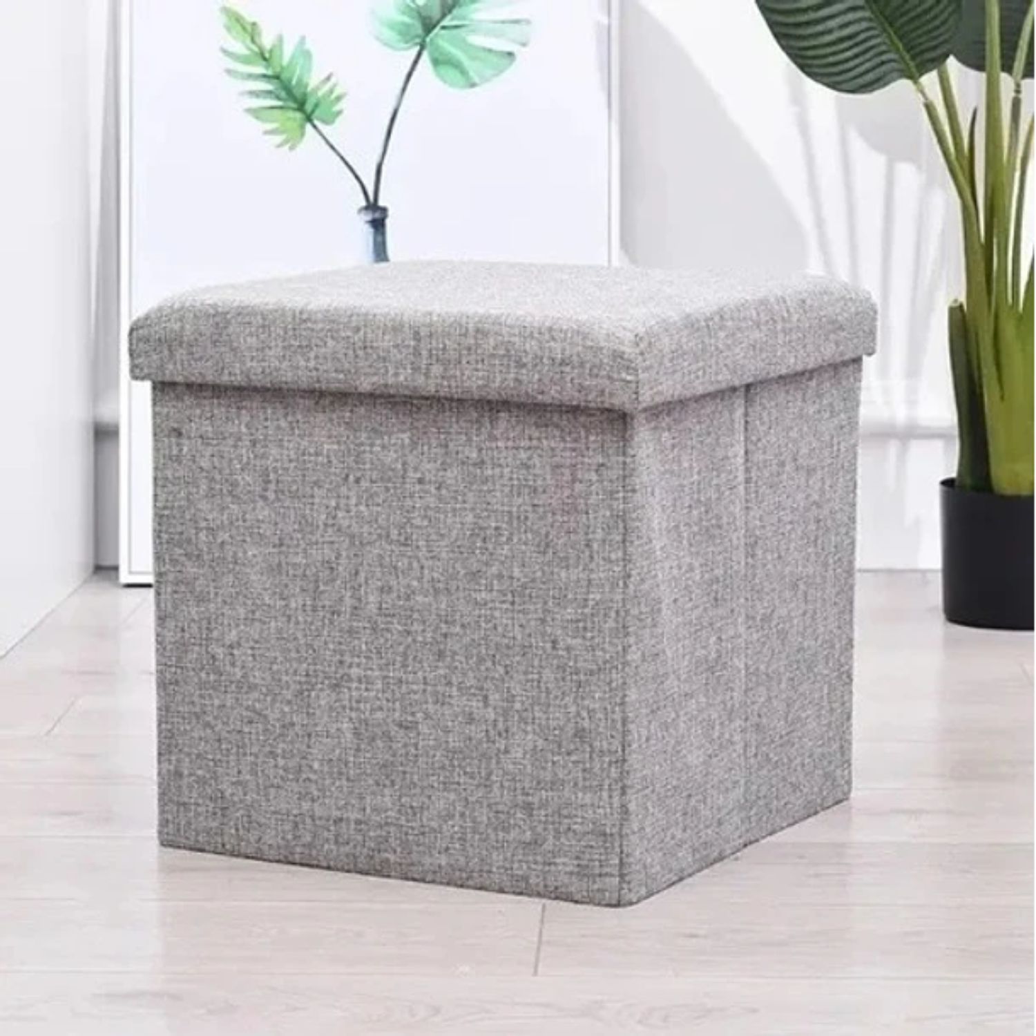PUFF CRUSEC SILLA BAUL ORGANIZADOR MULTIFUNCIONAL 38CM X 38CM - 2