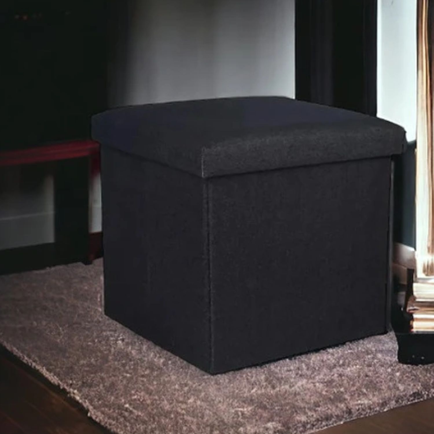 PUFF CRUSEC SILLA BAUL ORGANIZADOR MULTIFUNCIONAL 38CM X 38CM - 2