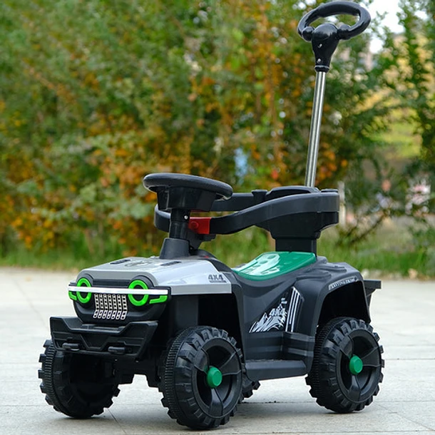 VEHICULO CRUSEC JEEP TODOTERRENO PARA NIÑOS CON VARILLA DE EMPUJE - 4
