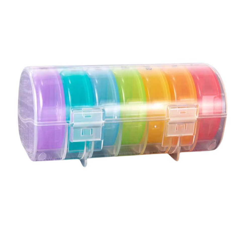 MINI PASTILLERO ORGANIZADOR SEMANAL DIA Y NOCHE - 1