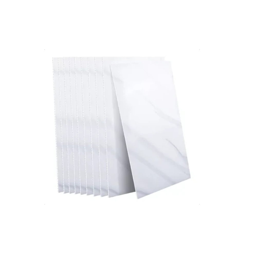 PACK 50 LAMINAS AUTOADHESIVAS PARED MARMOL PVC IMPERMEABLE - 4