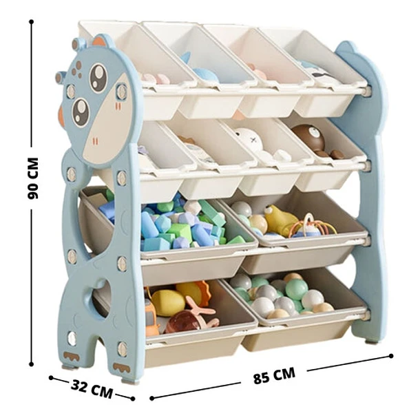 ORGANIZADOR CRUSEC ALMACENAMIENTO JUGUETES NIÑOS 12 PZ - 4