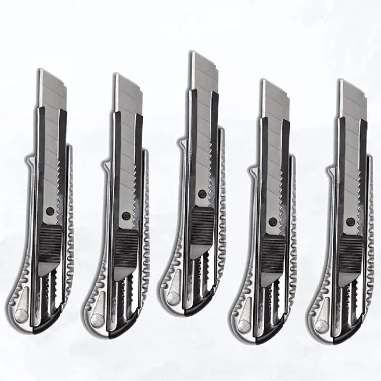 SET CRUSEC 5 PIEZAS CUTTER CUCHILLO CORTADOR CON CAMBIO RAPIDO - 1