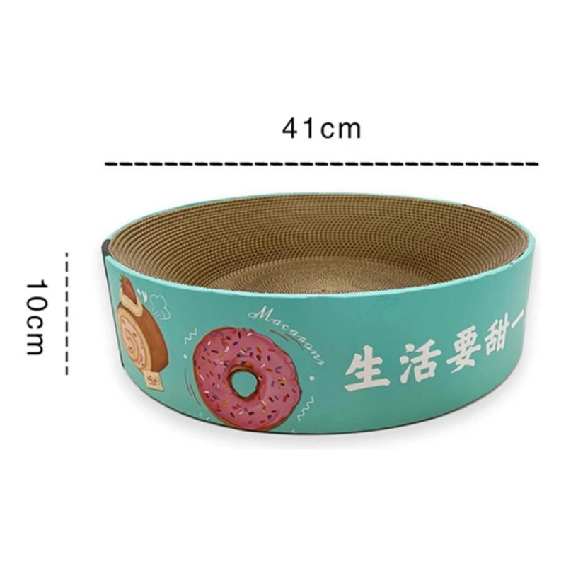 CAMA RASCADORA ALMOHADILLA PARA GATOS MASCOTAS 41 CM - 2