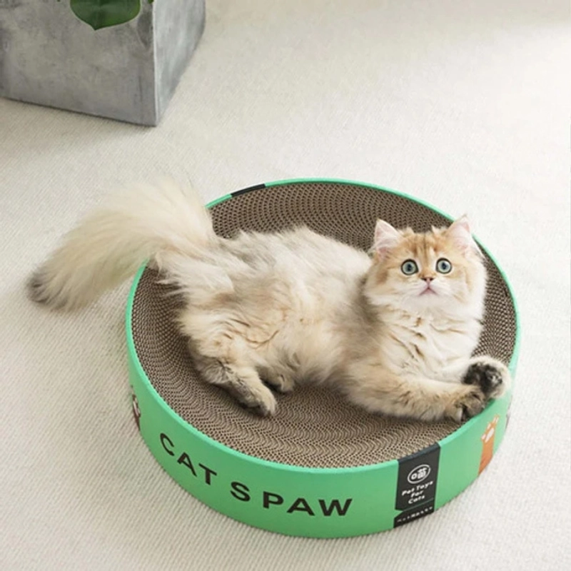 CAMA RASCADORA ALMOHADILLA PARA GATOS MASCOTAS 41 CM - 3